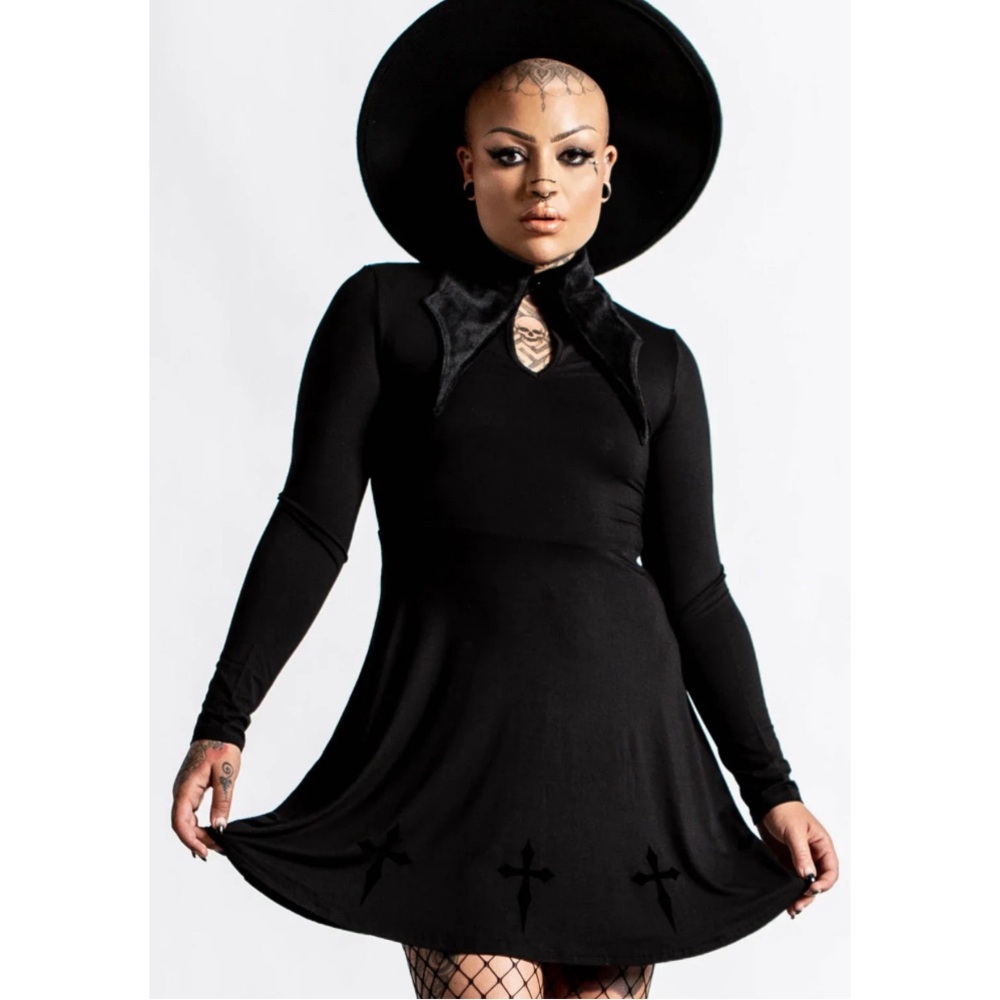 Killstar Elissabat Collar Dress